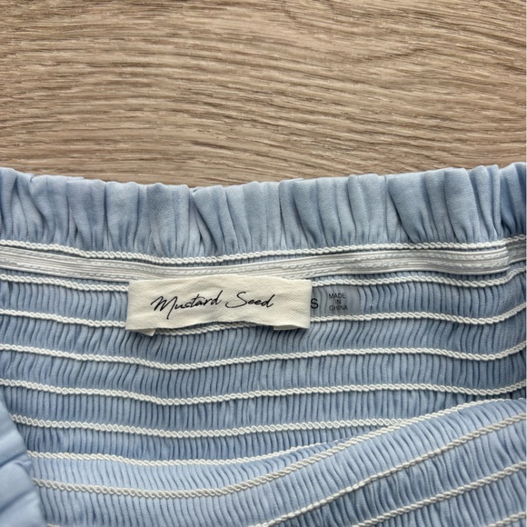 Blue mini skirt - Picture 2 of 2